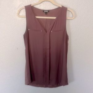 Express chiffon top size medium